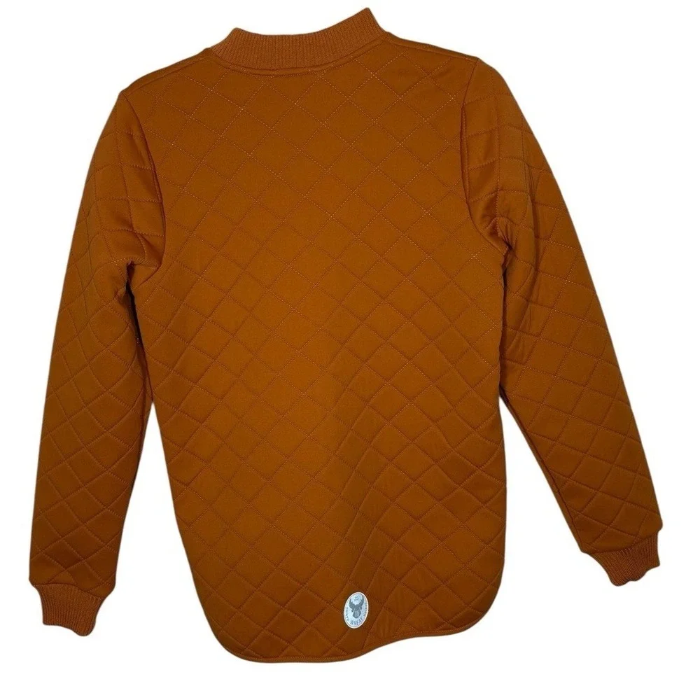 WHEAT Thermo Jacket Loui Quilted Unisex Men XS Orange Danish Design‎ Sustainable